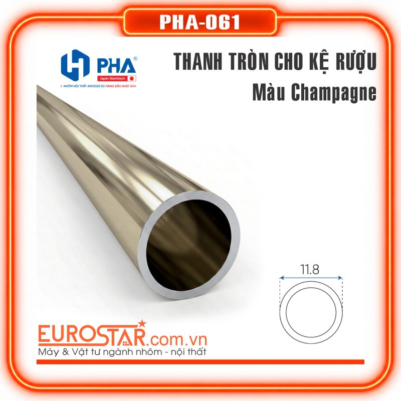 Thanh Dọc Tròn Cho Kệ Rượu