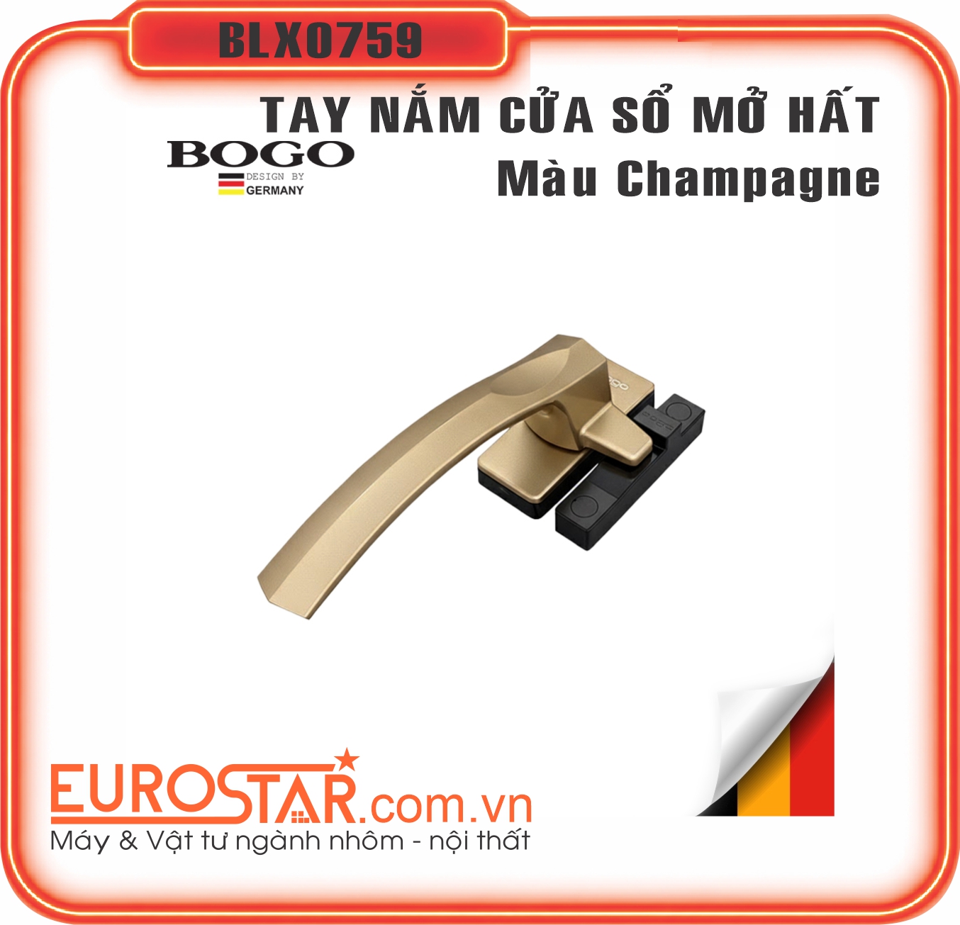 Tay Cài Cửa Sổ Mở Hất