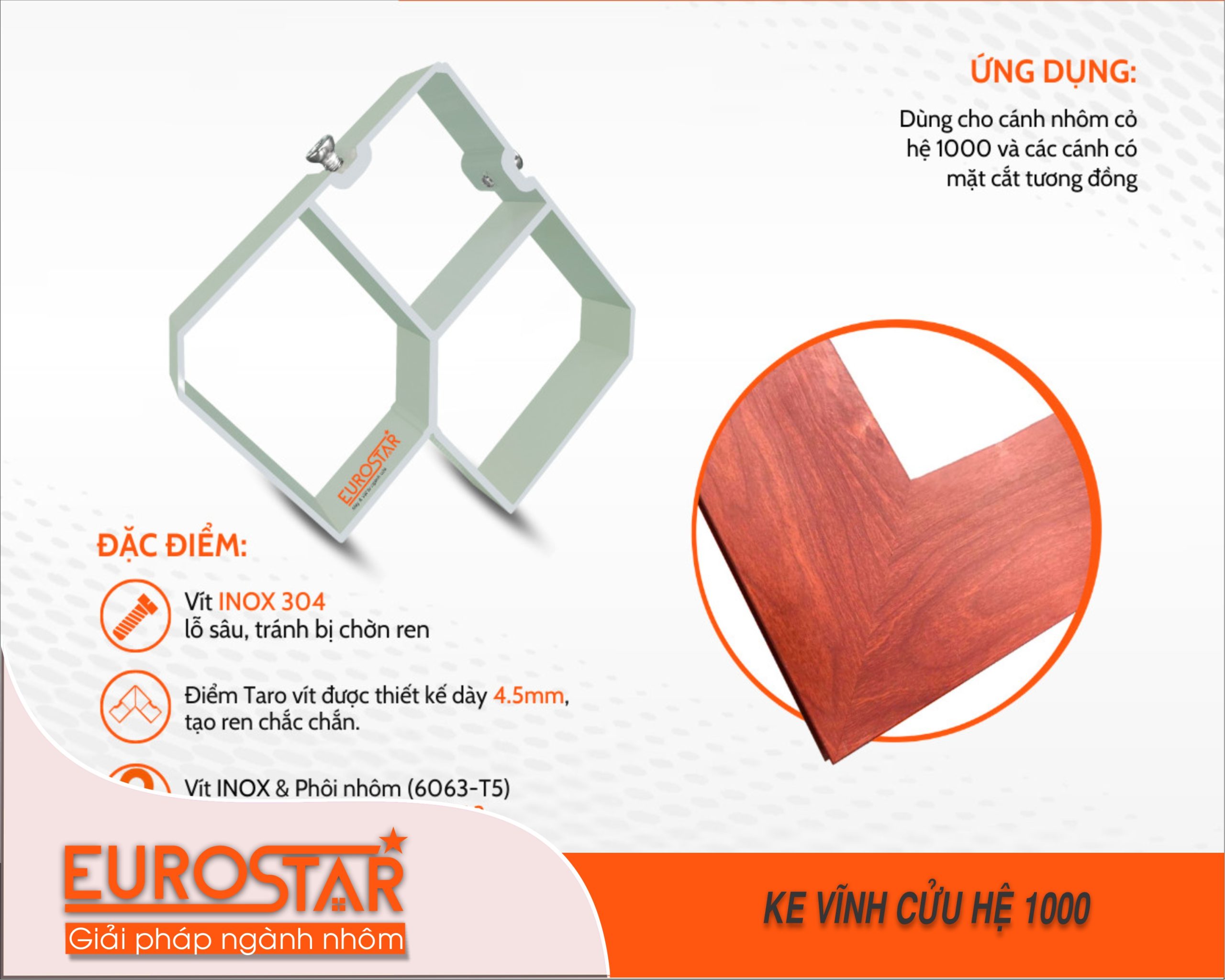Ke Vĩnh Cửu Hệ Nhôm 1000