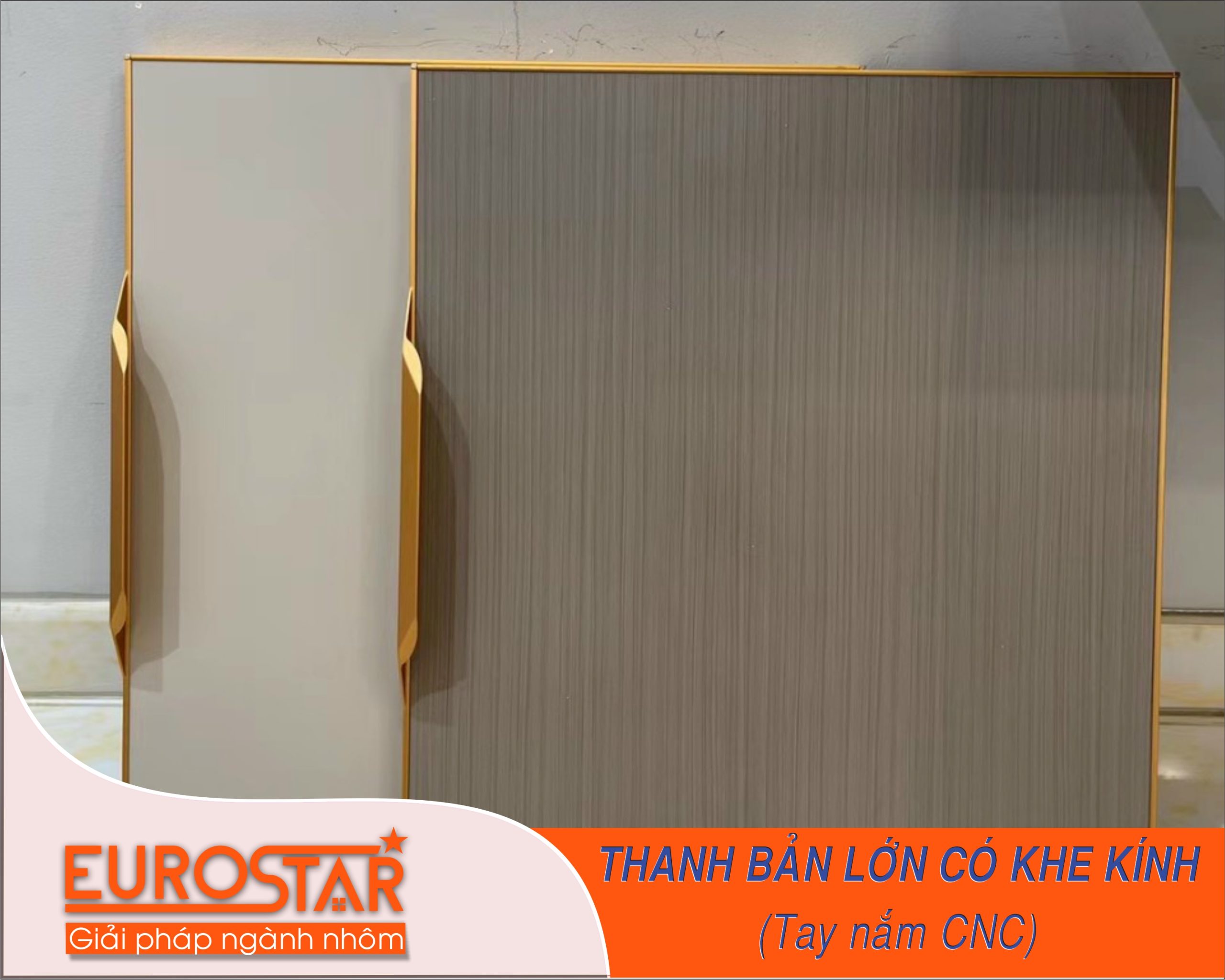 Tay Nắm CNC Có Khe Kính Tay Nắm CNC Có Khe Kính